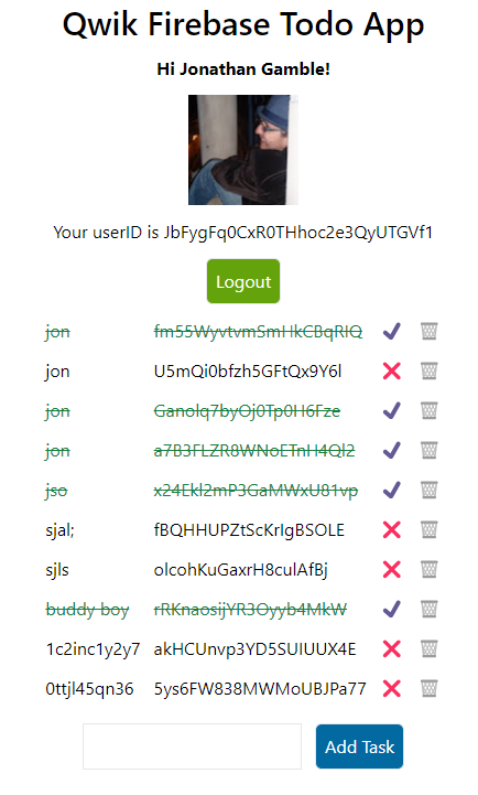 Qwik Firebase Todo App