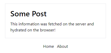 Qwik Server Hydration Example